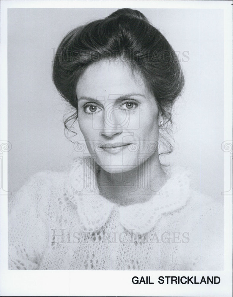 1986 Press Photo &quot;Gail Strickland&quot; - Historic Images