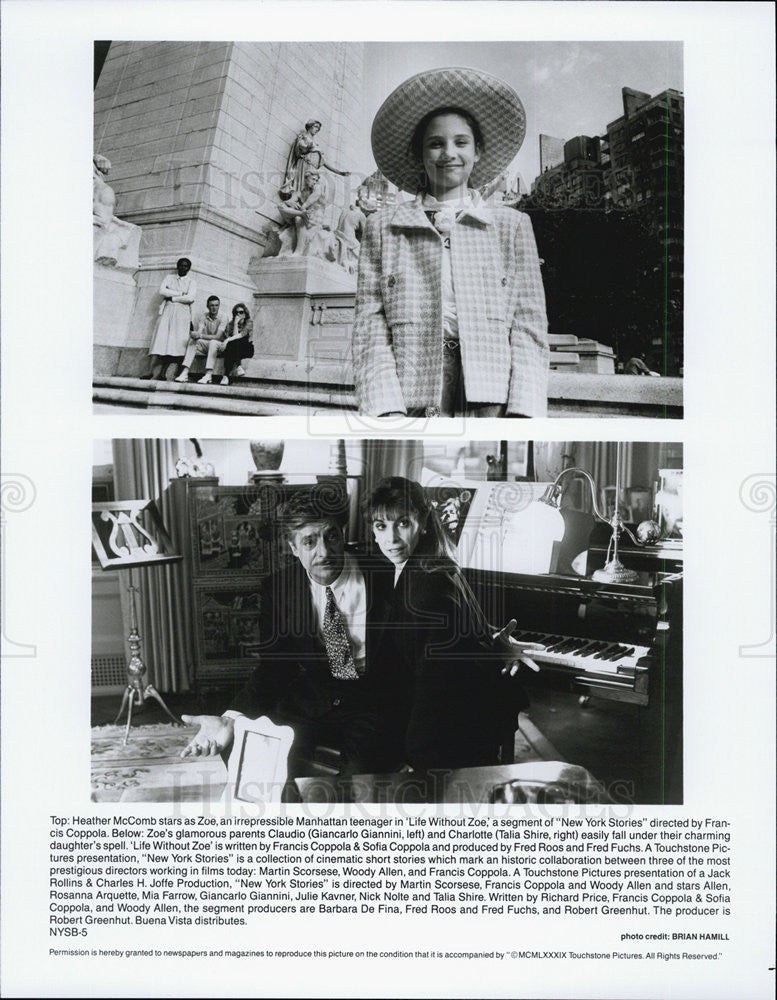 Press Photo cast of &quot;New York Stories&quot; - Historic Images