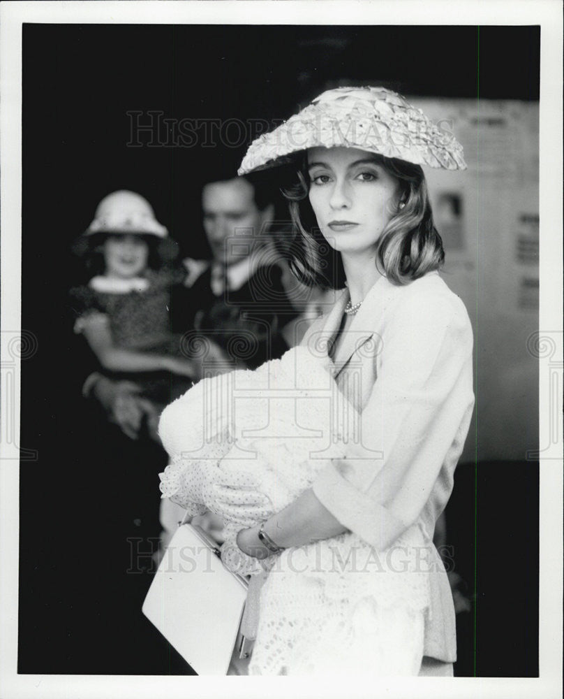 1978 Press Photo Angela Punch in &quot;Newsfront&quot; - Historic Images