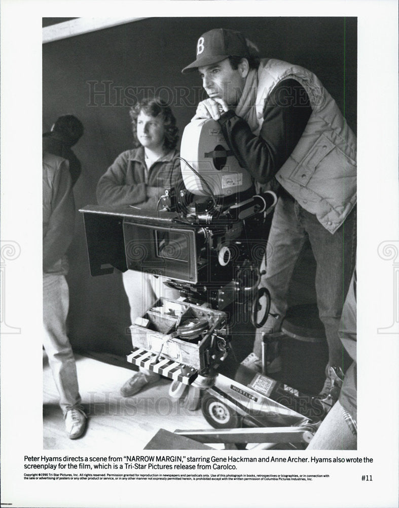 1990 Press Photo Peter Hyams/Director/Screenwriter/Narrow Margin - Historic Images