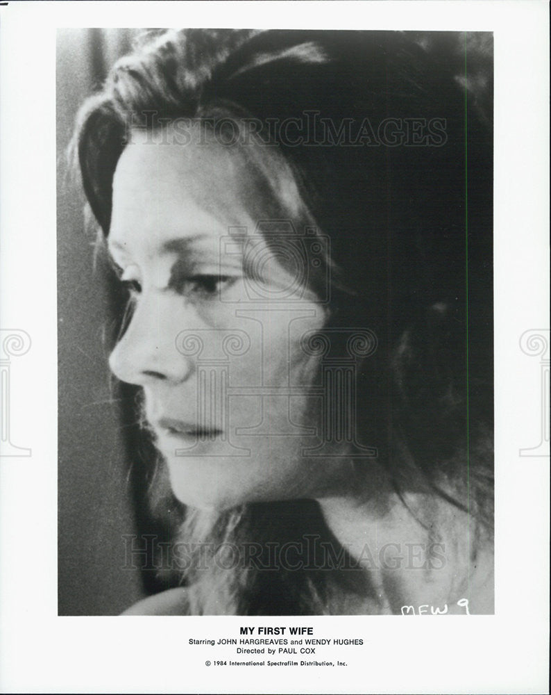 1984 Press Photo Wendy Hughes in &quot;My First Wife&quot; - Historic Images