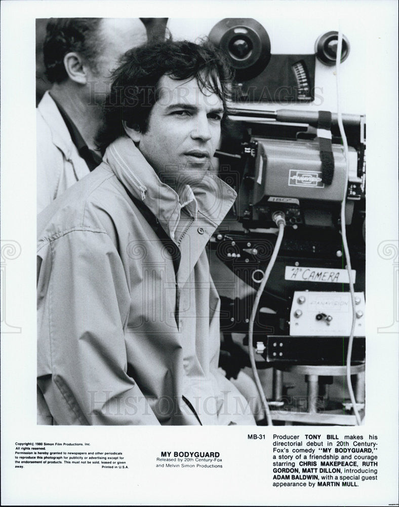 1980 Press Photo Producer Tony Bill MY BODYGUARD - Historic Images