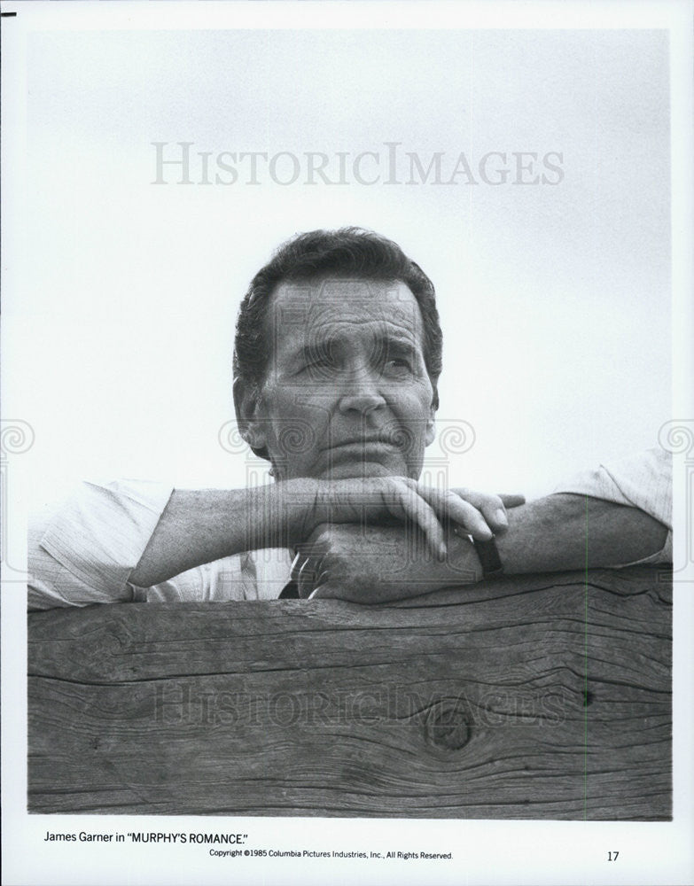 1985 Press Photo James Garner MURPHY&#39;S ROMANCE - Historic Images