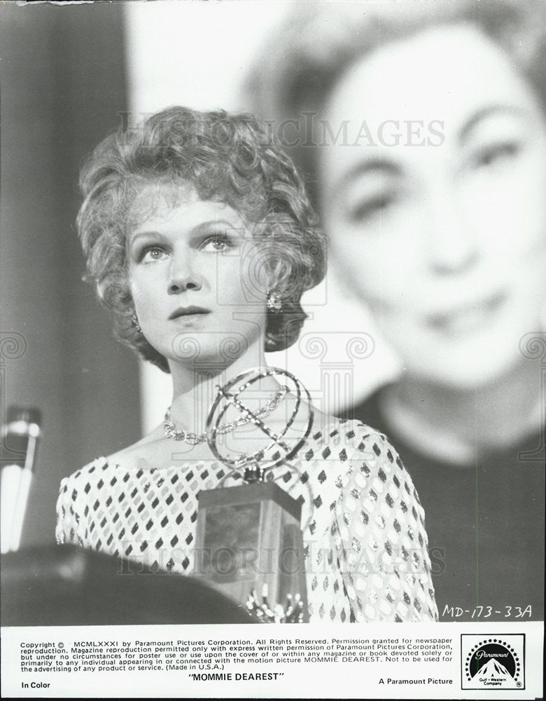 1981 Press Photo Movie &quot;Mommie Dearest&quot; - Historic Images