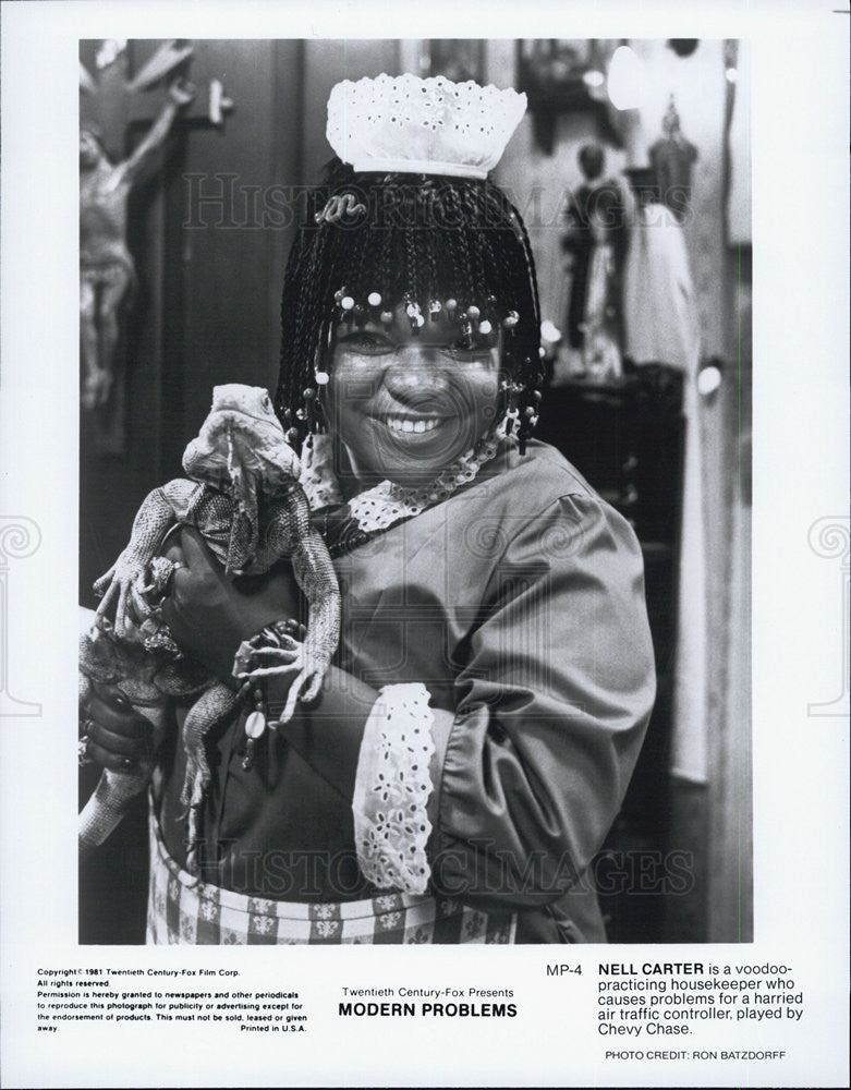 1981 Press Photo Nell Carter in &quot;Modern Problems&quot; - Historic Images