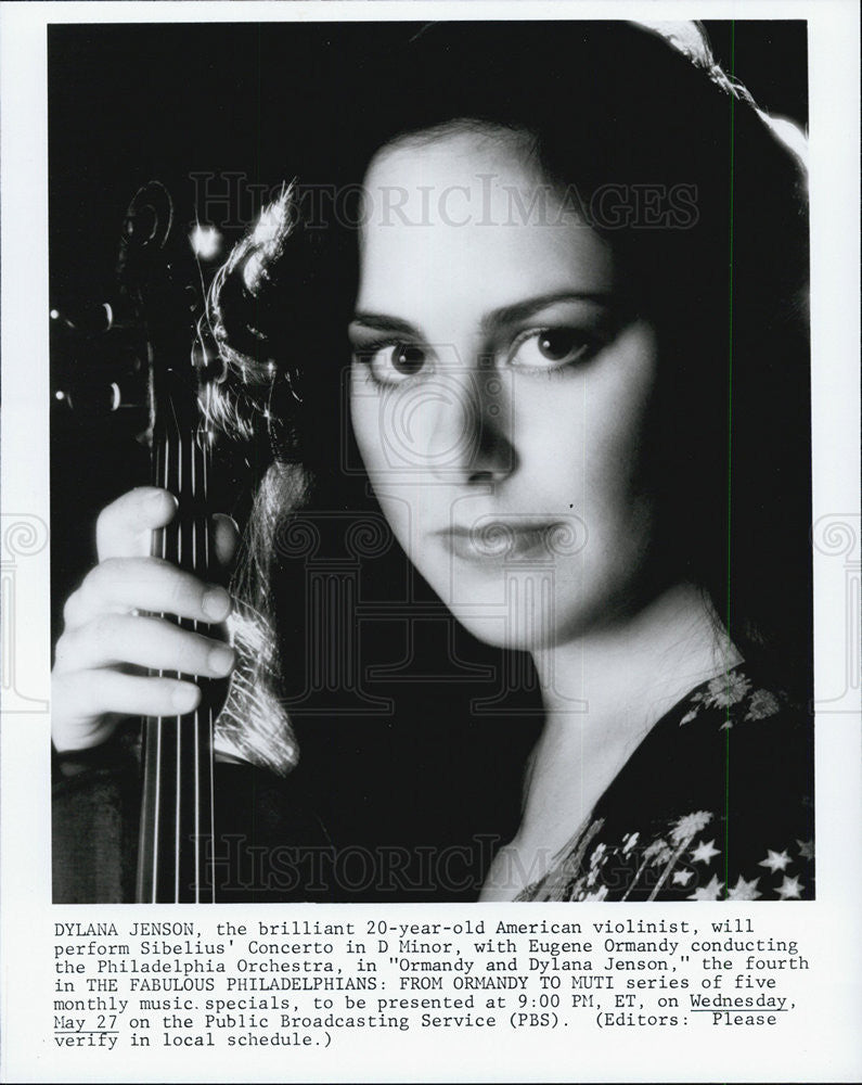 Press Photo Musician Dylana Jenson - Historic Images