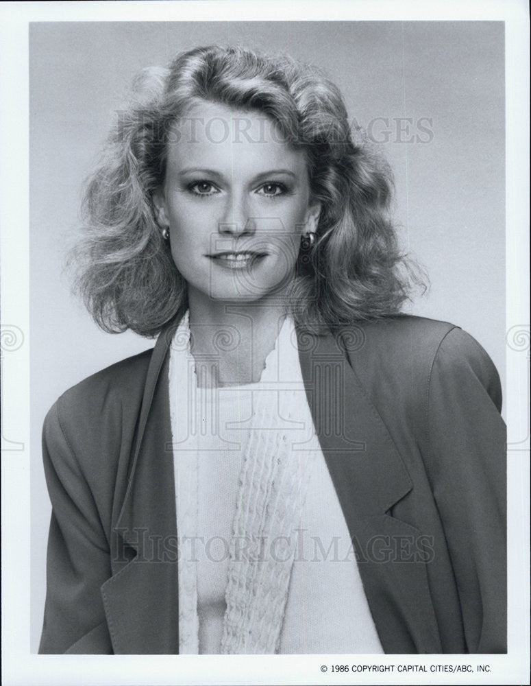 1986 Press Photo Actor Shelley Hack - Historic Images