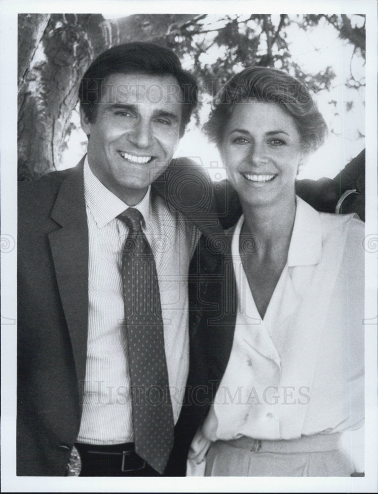 1984 Press Photo Lindsay Wagner And Tony Lo Bianco In ABC Television Show Jessie - Historic Images