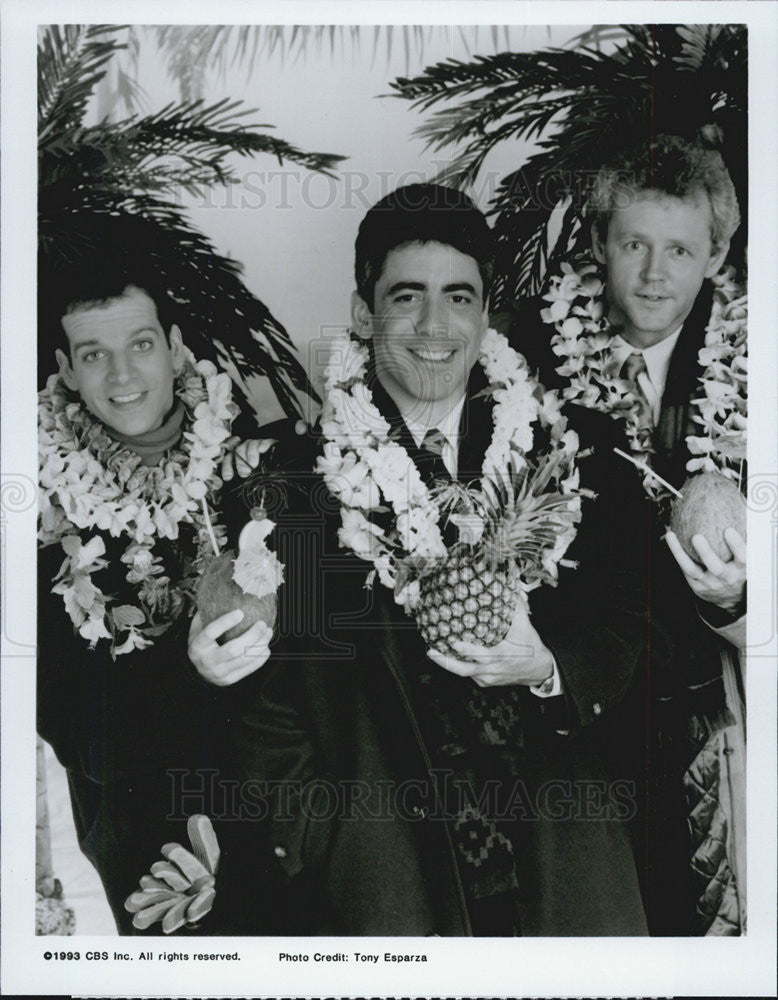 1993 Press Photo Adam Arkin,Patrick Breen &amp; David Morse in &quot;Big Wave Dave&#39;s&quot; - Historic Images