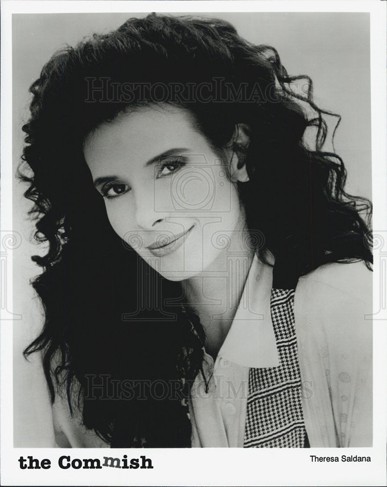 Press Photo Actress Theresa Saldana Stars In Television Show The Commish - Historic Images