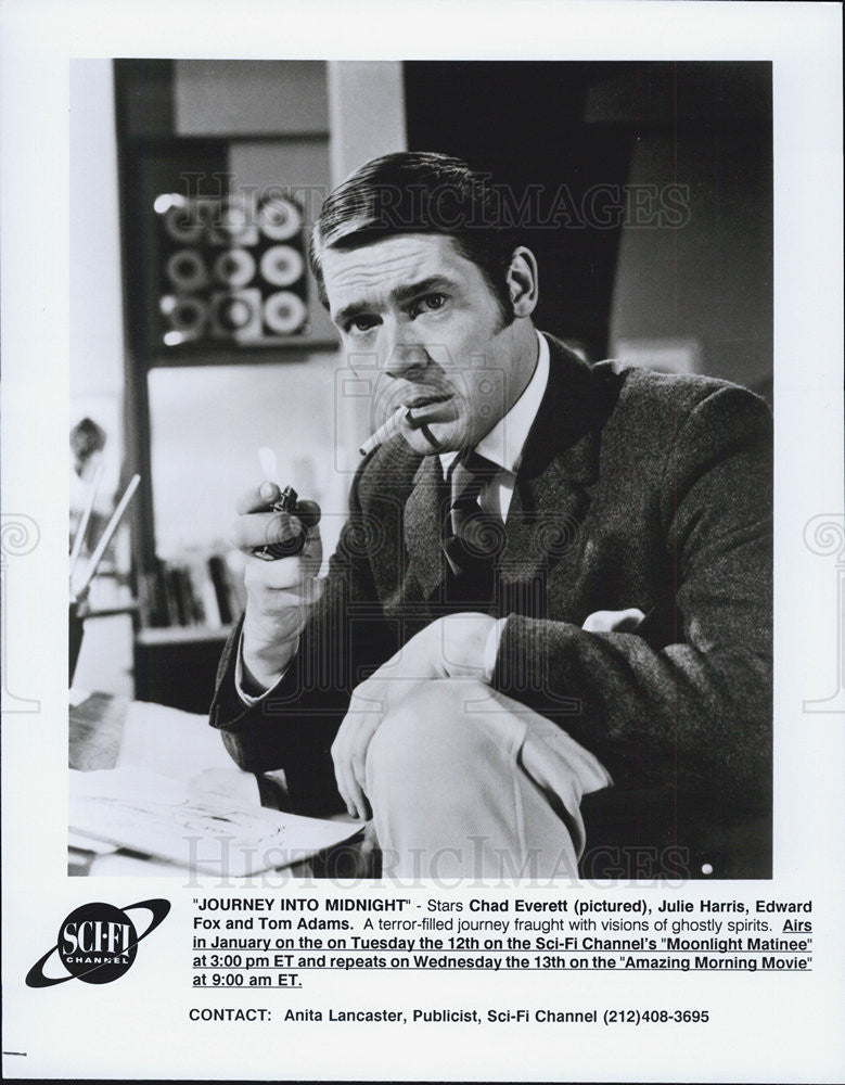 Press Photo Actor Chad Everett - Historic Images