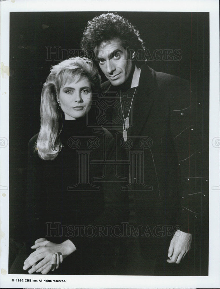 1992 Press Photo David Copperfield The Niagara Falls Challenge - Historic Images