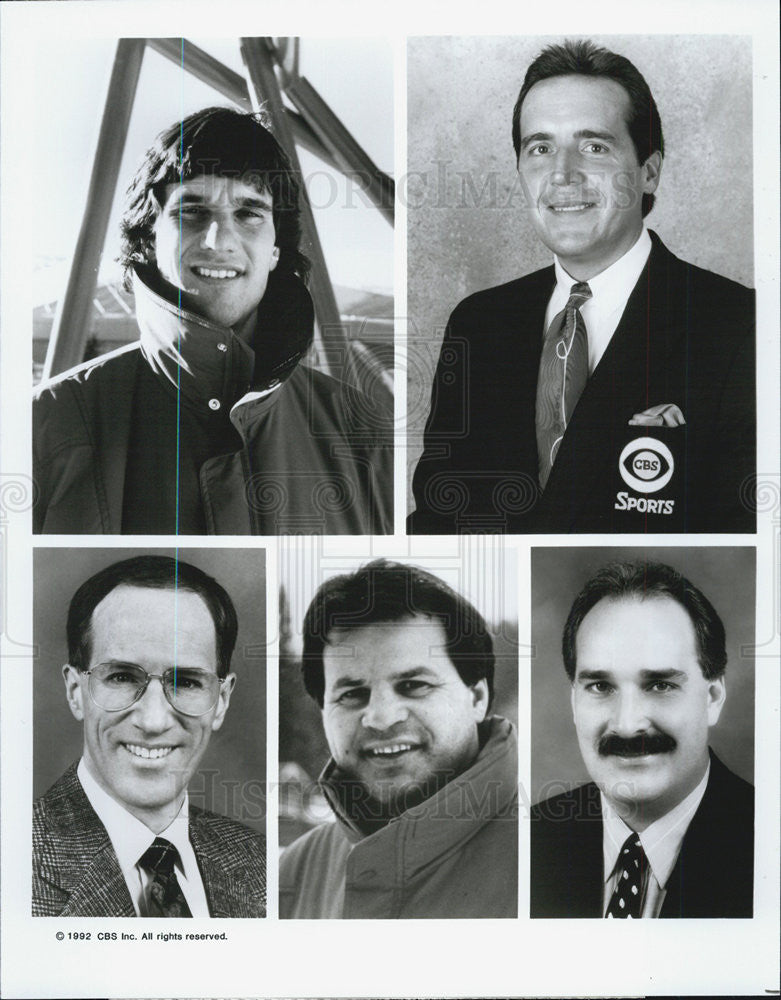 1992 Press Photo CBS Hosts Olympic Winter Games - Historic Images