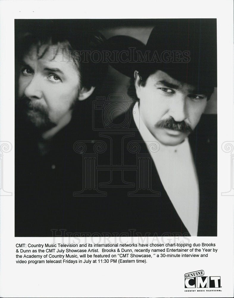 Press Photo Brooks &amp; Dunn Cmt showcase Television special country recording - Historic Images