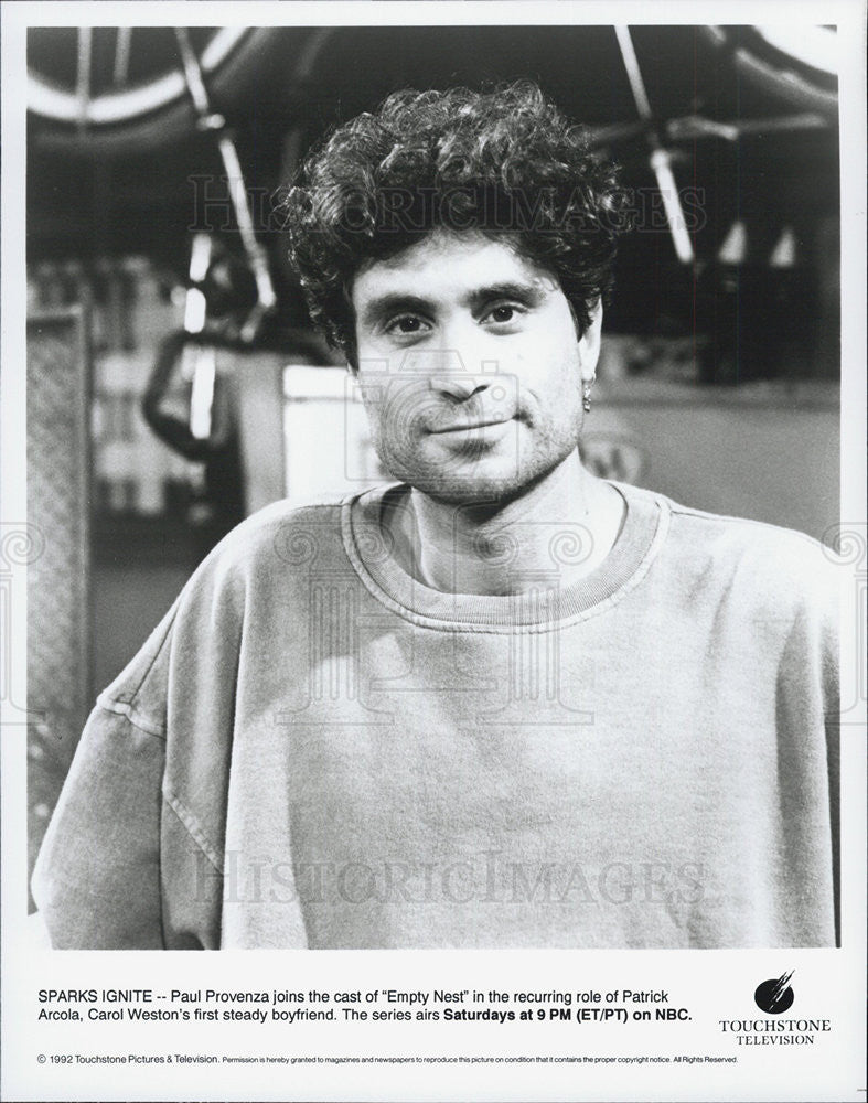 1992 Press Photo  Paul Provenza joins the cast of &quot;Empty Nest&quot; - Historic Images