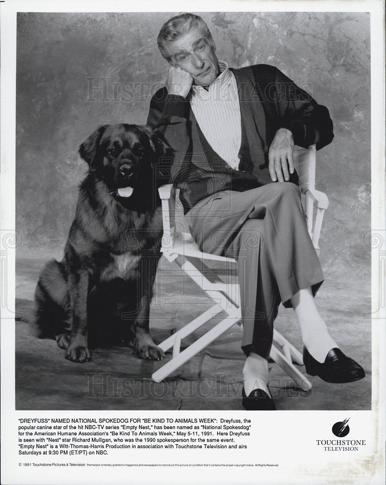 1991 Press Photo Richard Mulligan on &quot;Empty Nest&quot; - Historic Images