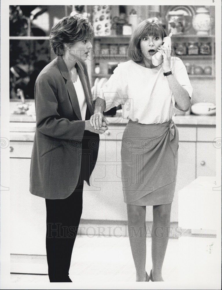 1990 Press Photo Empty nest Television Show series Actors Dinah Manoff Kristy - Historic Images