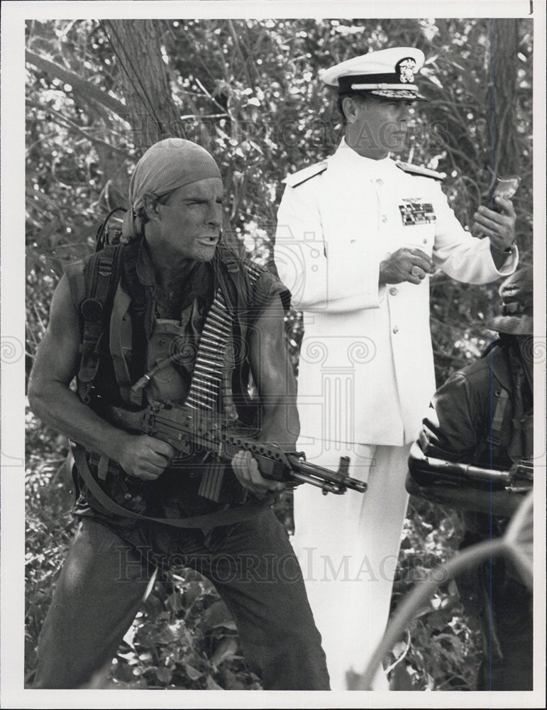 1990 Press Photo Scott Bakula Dean Stockwell QUANTUM LEAP - Historic Images