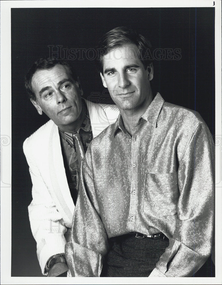 1990 Press Photo Scott Bakula Dean Stockwell QUANTUM LEAP - Historic Images