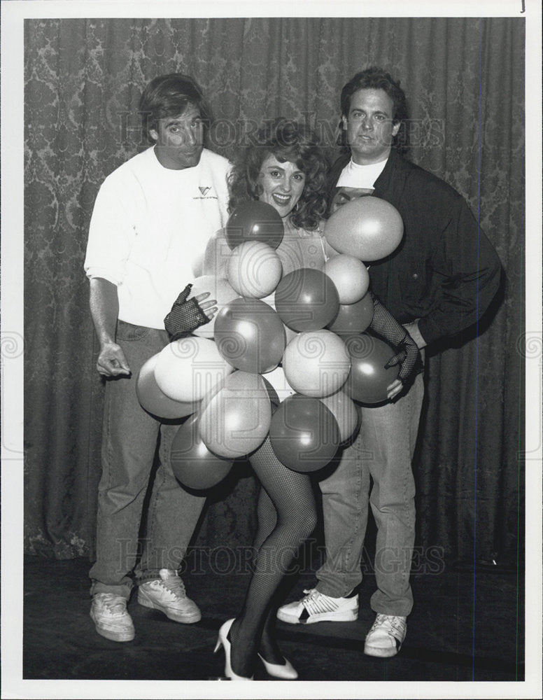 1990 Press Photo Scott Bakula Julie Brown Paul Brown QUANTUM LEAP - Historic Images