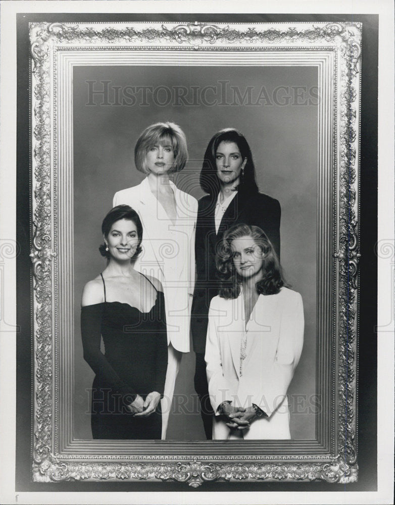 1991 Press Photo Portrait Of Cast Of &quot;Sisters&quot; Sela Ward Julianne Phillips - Historic Images