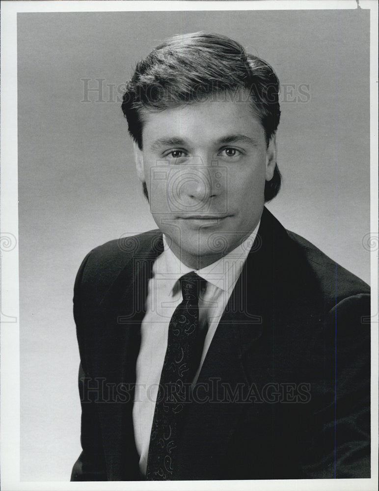 1987 Press Photo Bill Macatee,sports commentator - Historic Images