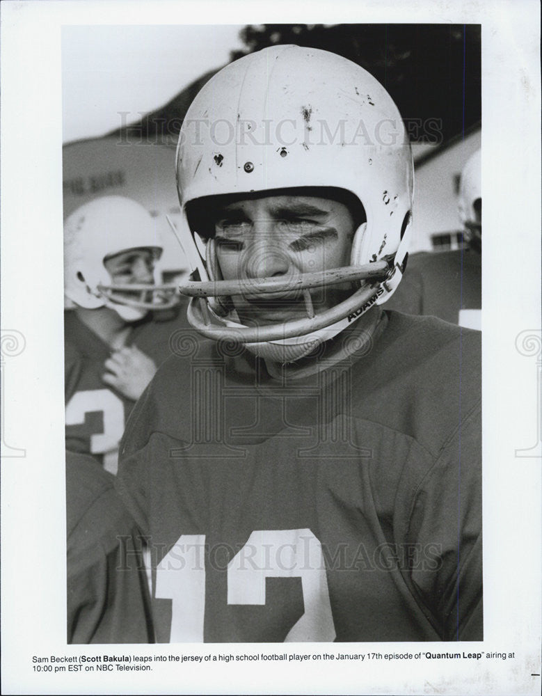 Press Photo Actor Scott Bakula Stars In NBC Television Show Quantum Leap - Historic Images