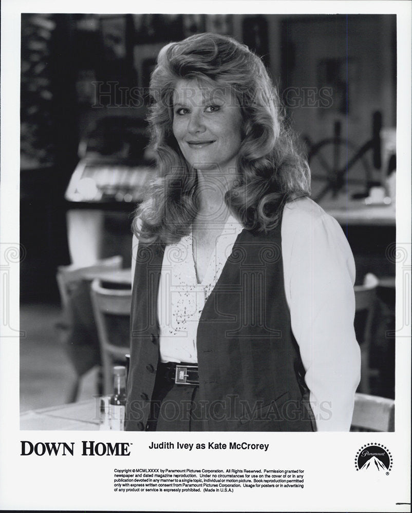 1990 Press Photo Judith Ivey on &quot;Down Home&quot; - Historic Images