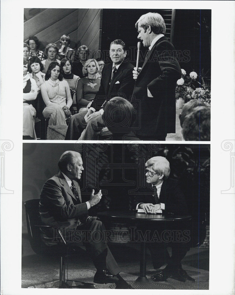 1992 Press Photo Phil Donahue DONAHUE THE 25TH ANNIVERSARY Ronald Reagan - Historic Images