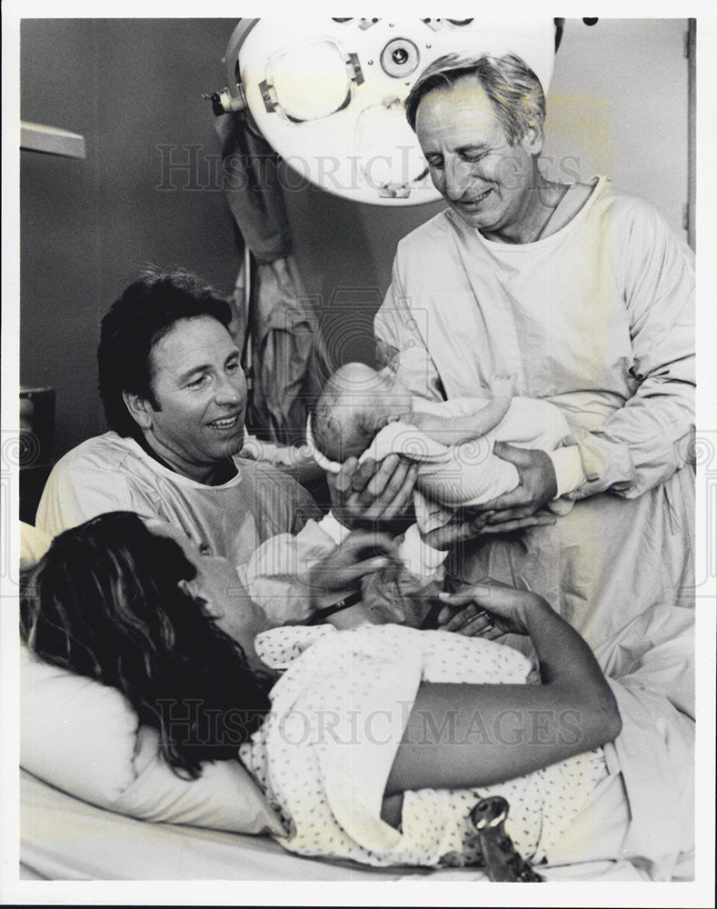 1993 Press Photo &quot;Heartbeat&quot; Polly Draper,John Ritter,David Selburg - Historic Images