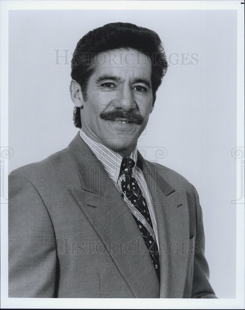 Press Photo Geraldo Rivera Host of &quot;Rivera Live&quot; - Historic Images