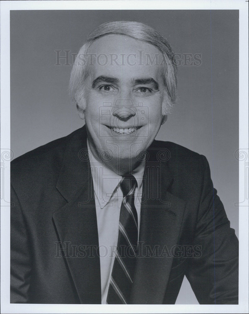 Press Photo Tom Snyder, Host of  &quot;Tom Snyder Show&quot; - Historic Images