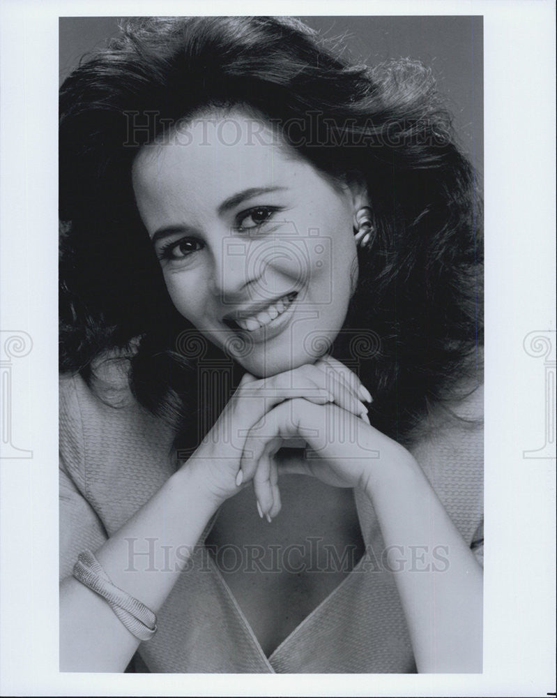 Press Photo Cohost Janice Lieberman on &quot;Money Tonite&quot; - Historic Images