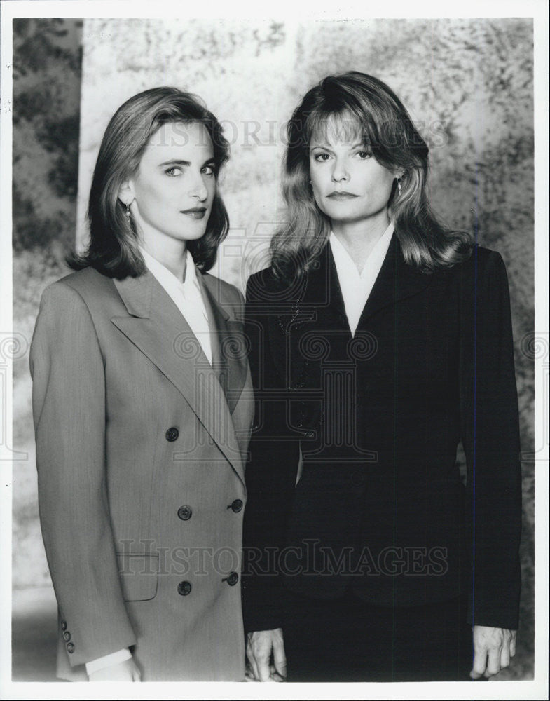 1992 Press Photo Actors Marlee Matlin Kay Lenz Reasonable Doubts - Historic Images