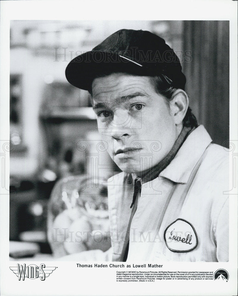 1990 Press Photo Actor Thomas Haden Church Wings - Historic Images