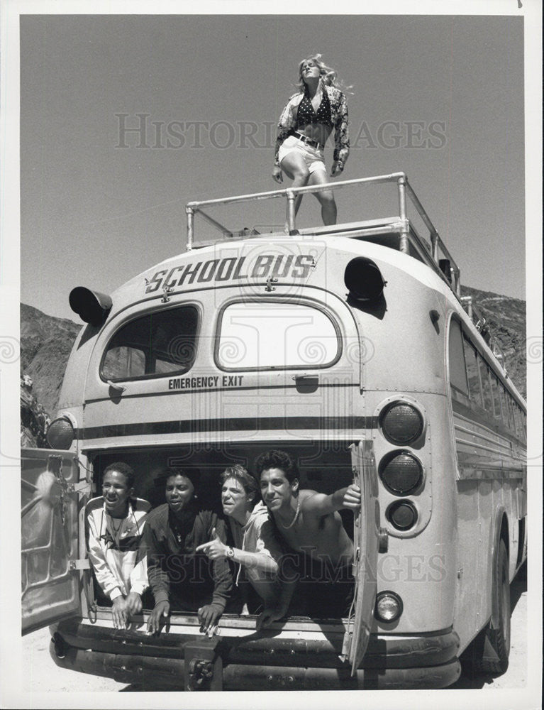 1990 Press Photo Adrea Paige Wilson Guest Stars On NBC Television Show Hull High - Historic Images