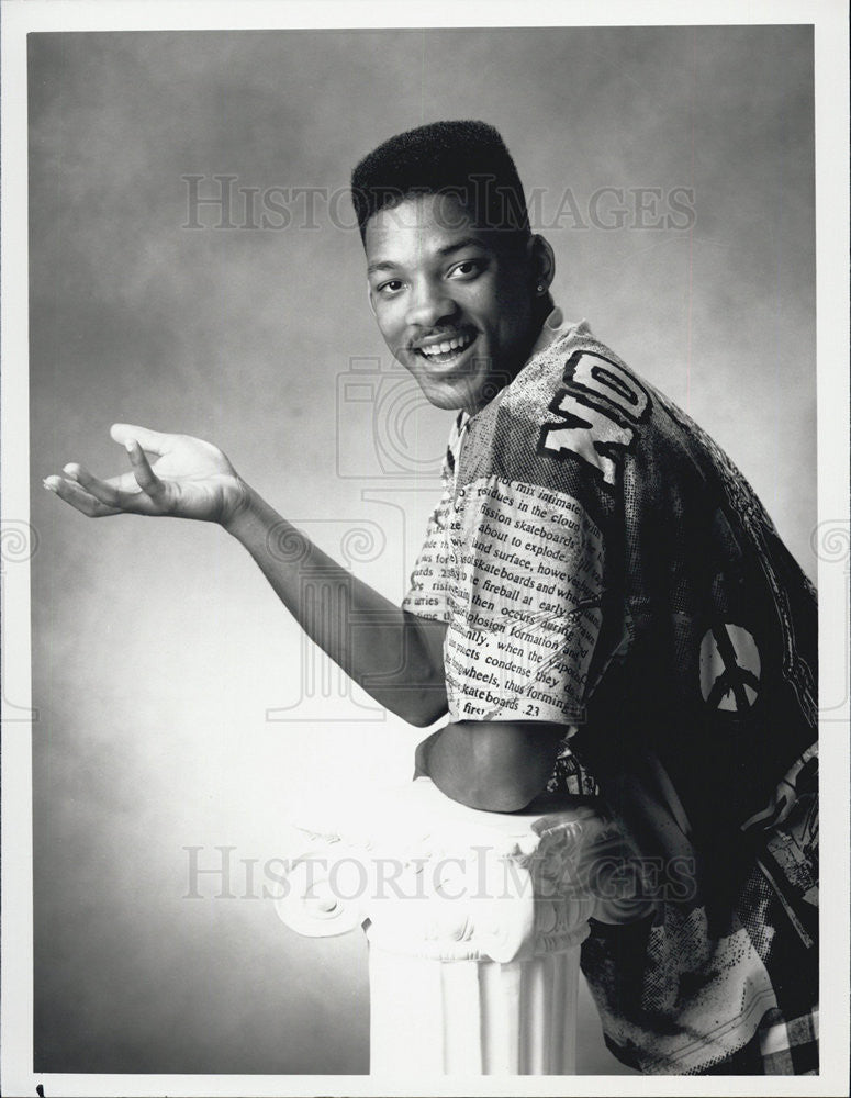 1990 Press Photo Will Smith in &quot;Fresh Prince of Bel Air&quot; - Historic Images