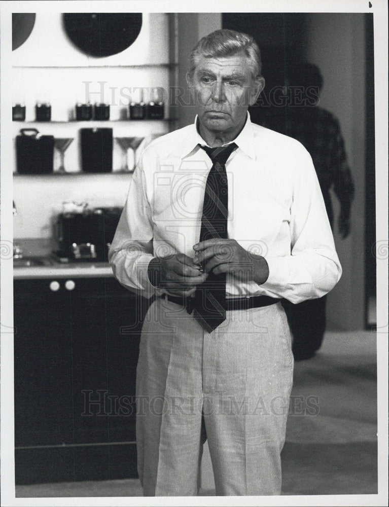 1988 Press Photo Actor Andy Griffith Stars In NBC Television Show Matlock - Historic Images