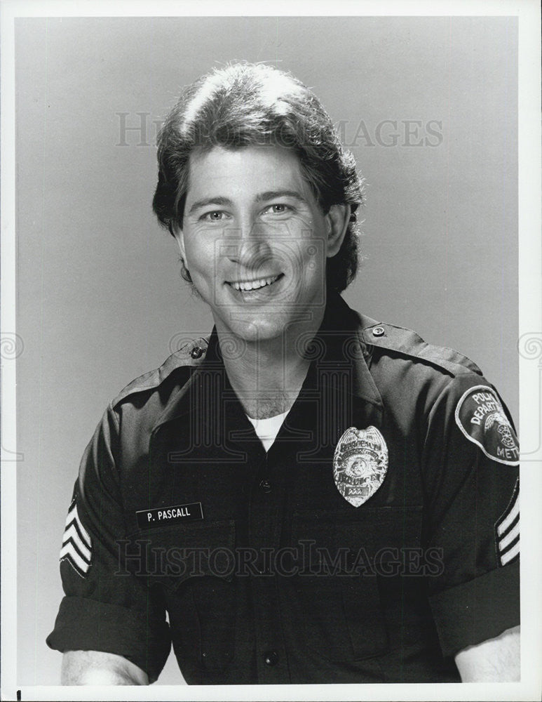 1985 Press Photo Johnathan Perpich in &quot;The Last Precinct&quot; - Historic Images