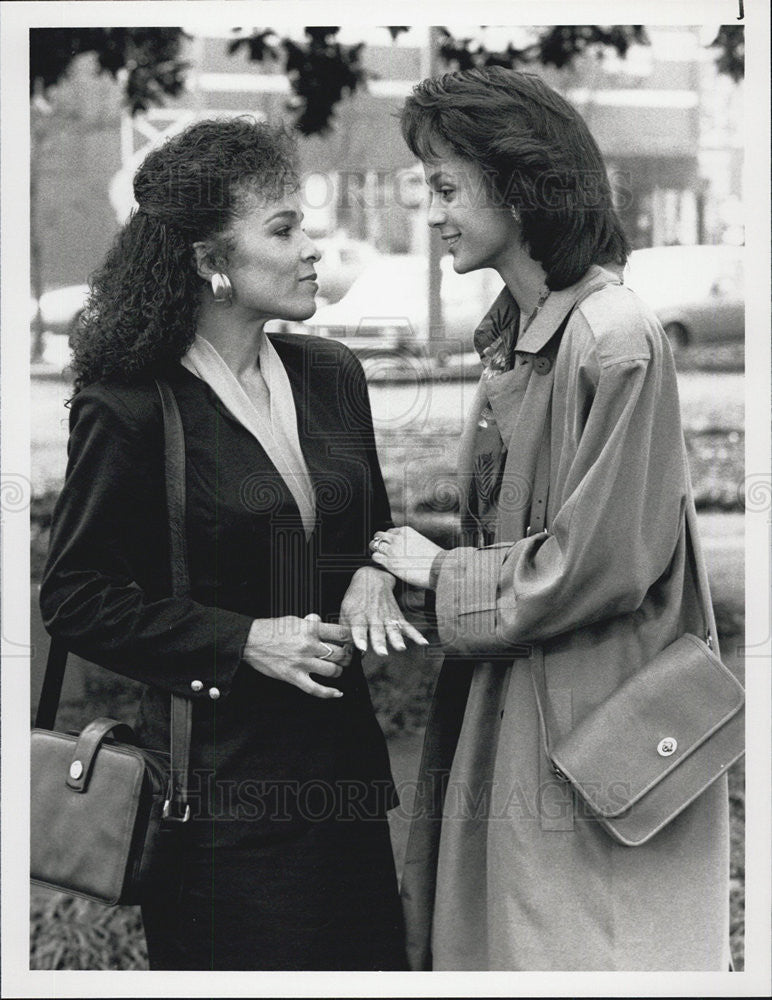 1990 Press Photo Actors Anne Marie Johnson Patrice Chanel - Historic Images