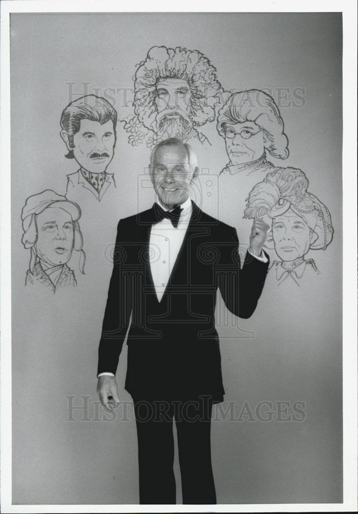 Press Photo Johnny Carson Television Show hosts - Historic Images