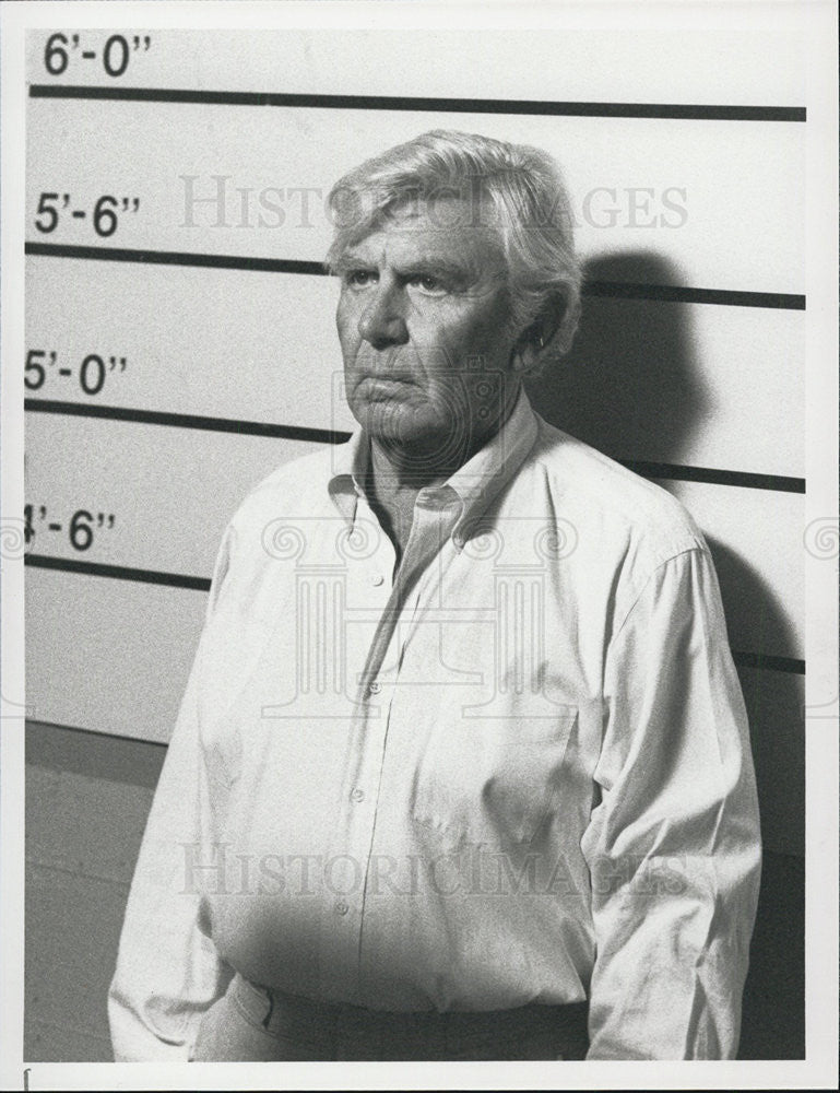 1990 Press Photo Andy Griffith in &quot;Matlock&quot; - Historic Images