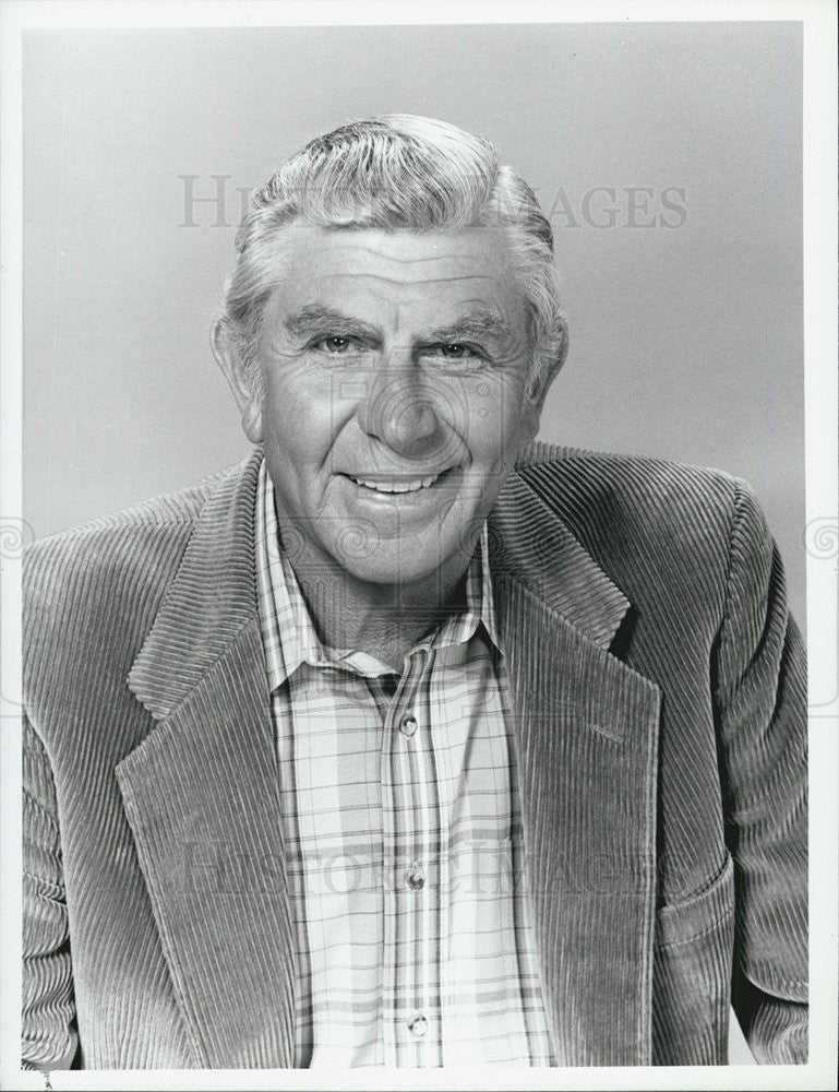 1986 Press Photo Andy Griffith on &quot;Matlock&quot; - Historic Images