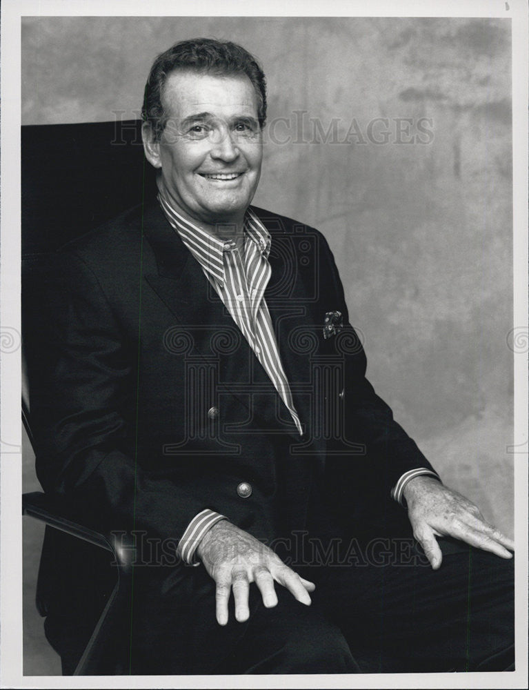 1991 Press Photo Actor James Garner Stars in Comedy &quot;Man of the People&quot; - Historic Images