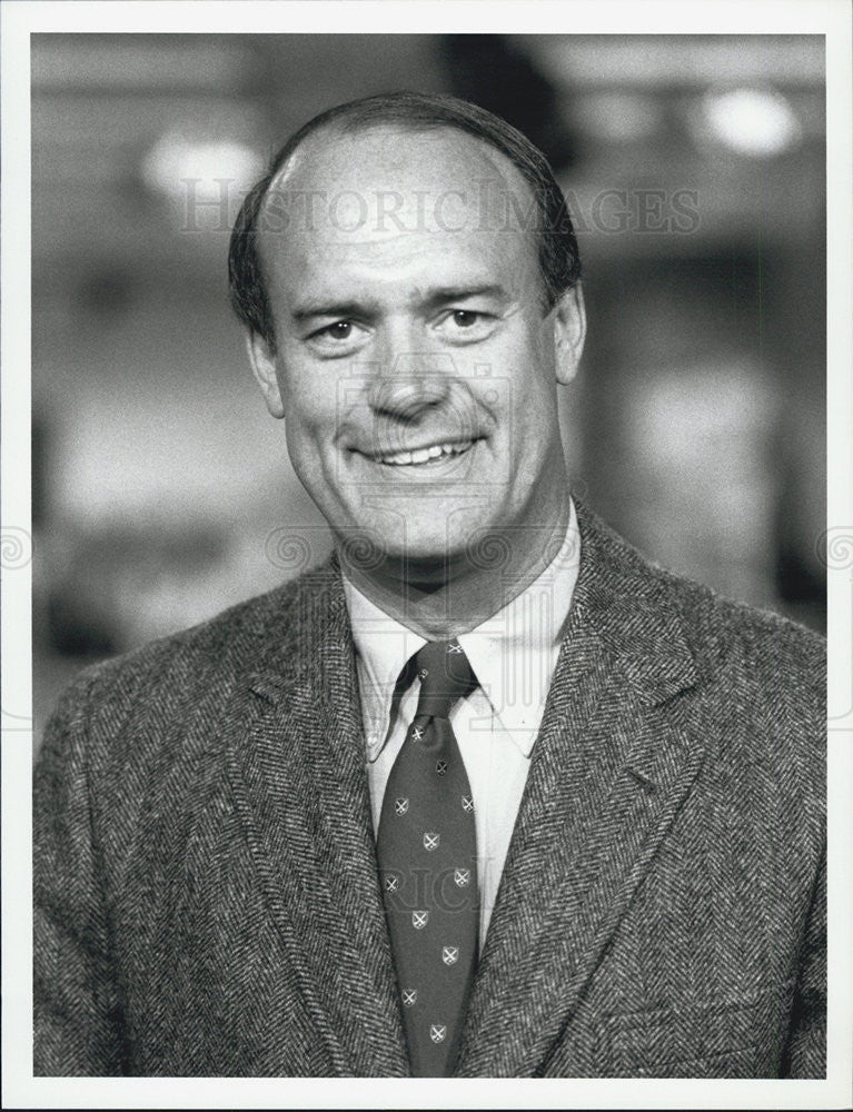 1986 Press Photo Correspondent Ed Rabel - Historic Images