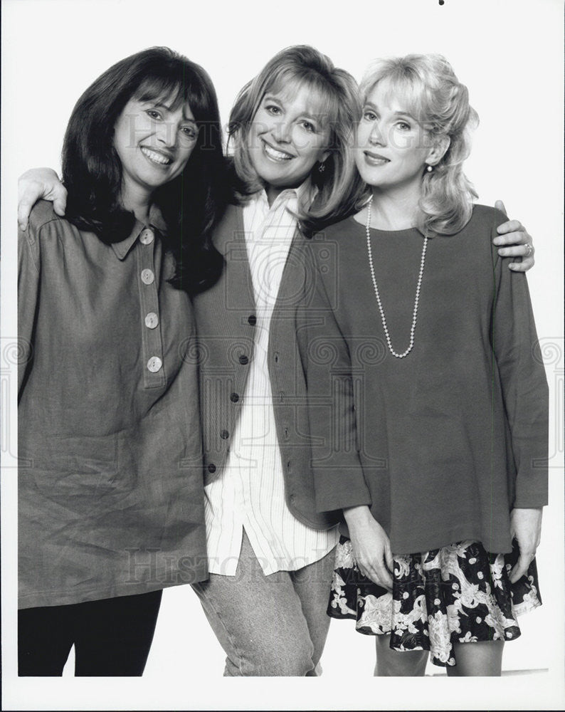 1993 Press Photo Julia Duffy, Caryl Kristensen &amp; Marilyn Kentz in &quot;The Mommies&quot; - Historic Images