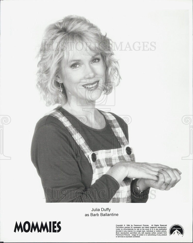 1994 Press Photo Julia Duffy on &quot;Mommies&quot; on NBC TV. - Historic Images