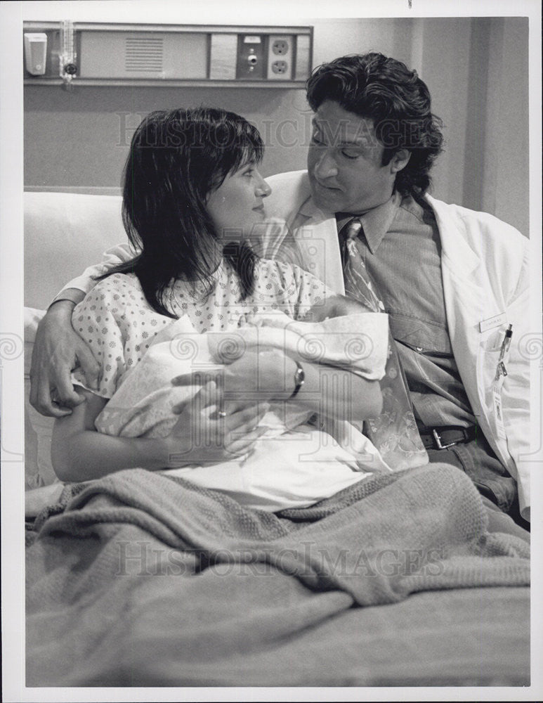 Press Photo Actors Ada Maris And Kip Gilman On NBC Television Show Nurses - Historic Images