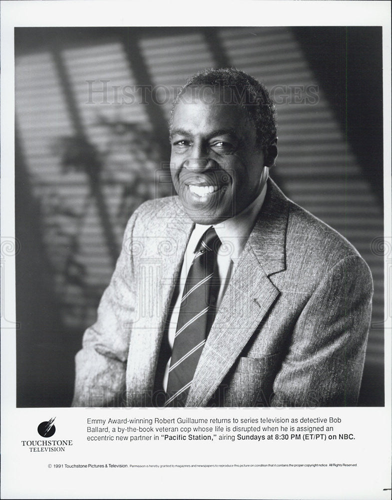 1991 Press Photo Robert Guillaume in &quot;Pacific Station&quot; on NBC TV. - Historic Images