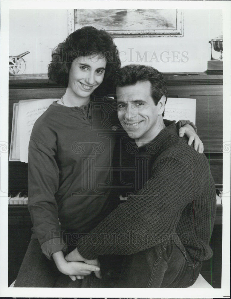 1988 Press Photo James Naughton & Royana Black on "Raising Miranda" - Historic Images
